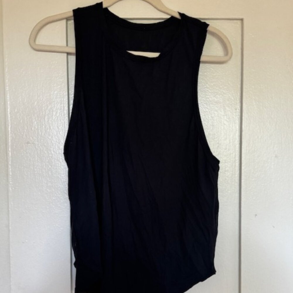 Lululemon Sculpt Tank with Sheer Back Panel size 8